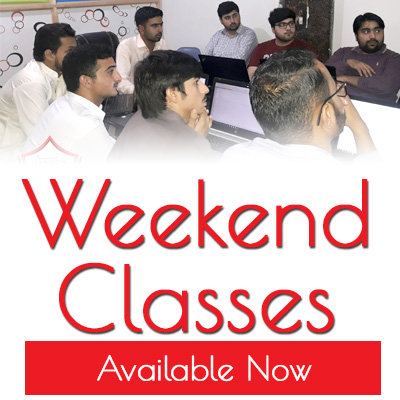 Weekend Classes Admissions open